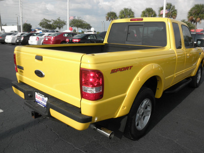 ford ranger 2006 yellow sport gasoline 6 cylinders rear wheel drive automatic 34474