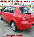nissan versa 2010 red hatchback gasoline 4 cylinders front wheel drive automatic 14094
