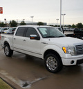 ford f 150 2010 white platinum flex fuel 8 cylinders 4 wheel drive automatic 76108