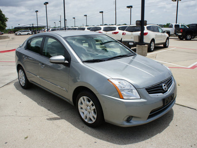nissan sentra 2011 gray sedan gasoline 4 cylinders front wheel drive automatic with overdrive 76087