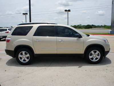 gmc acadia 2008 gold suv sle gasoline 6 cylinders front wheel drive automatic 76087