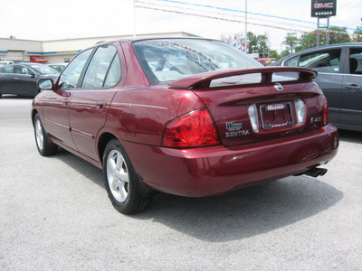 nissan sentra 2004 dk  red sedan 2 5 s gasoline 4 cylinders front wheel drive automatic with overdrive 45840