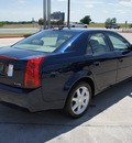 cadillac cts 2005 blue sedan gasoline 6 cylinders rear wheel drive automatic 76087