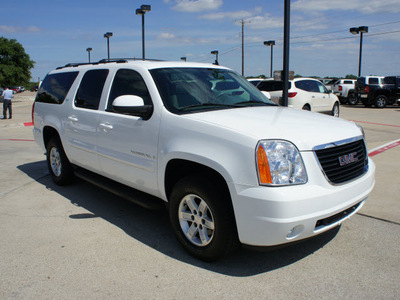 gmc yukon xl 2008 white suv slt gasoline 8 cylinders 2 wheel drive automatic 76087