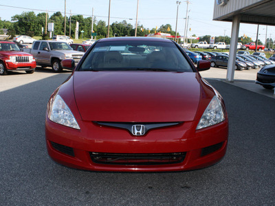 honda accord 2004 red coupe ex v 6 gasoline 6 cylinders front wheel drive automatic 27215
