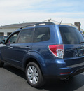 subaru forester 2012 blue wagon 2 5x limited gasoline 4 cylinders all whee drive automatic 45324