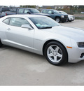 chevrolet camaro 2012 silver coupe lt gasoline 6 cylinders rear wheel drive 6 spd auto onstar,1 yr sa 77090