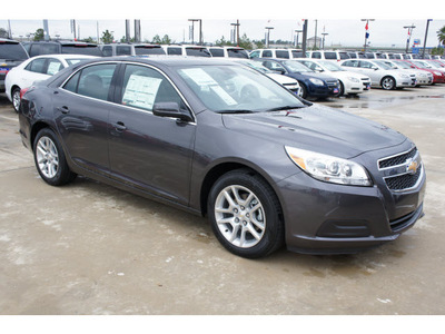 chevrolet malibu 2013 dk  gray sedan eco gasoline 4 cylinders front wheel drive automatic 77090