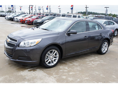 chevrolet malibu 2013 dk  gray sedan eco gasoline 4 cylinders front wheel drive automatic 77090