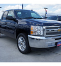 chevrolet silverado 1500 2012 dk  blue pickup truck flex fuel 8 cylinders 2 wheel drive automatic 77090