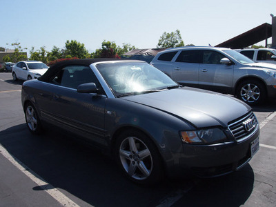 audi a4 2004 dolphin gray 1 8t gasoline 4 cylinders front wheel drive automatic 92653