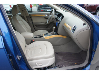 audi a4 2009 blue sedan 2 0t quattro gasoline 4 cylinders all whee drive shiftable automatic 07507