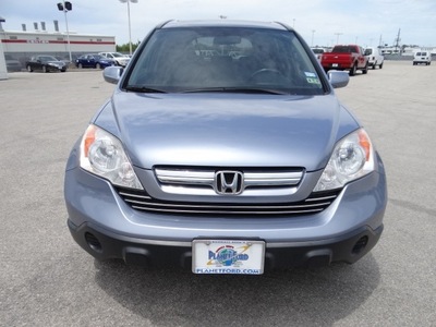 honda cr v 2007 lt  blue suv ex l gasoline 4 cylinders front wheel drive automatic 77388