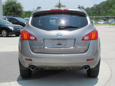nissan murano 2009 gray suv sl gasoline 6 cylinders all whee drive automatic 33884