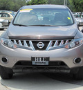 nissan murano 2009 gray suv s gasoline 6 cylinders front wheel drive automatic 33884