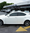 lexus is 350 2007 off white sedan gasoline 6 cylinders rear wheel drive automatic 33021