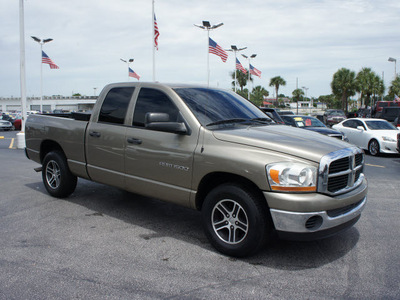 dodge ram pickup 1500 2006 beige pickup truck slt gasoline 8 cylinders rear wheel drive automatic 33021