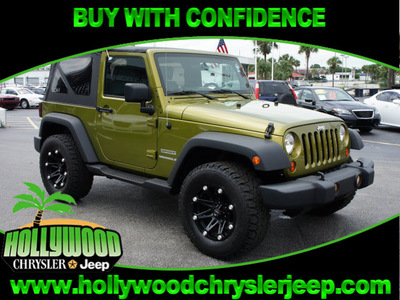 jeep wrangler 2010 green suv sport gasoline 6 cylinders 4 wheel drive automatic 33021