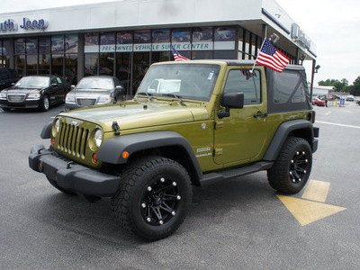 jeep wrangler 2010 green suv sport gasoline 6 cylinders 4 wheel drive automatic 33021