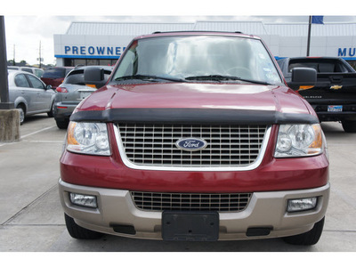 ford expedition 2004 red suv eddie bauer gasoline 8 cylinders rear wheel drive automatic 77090