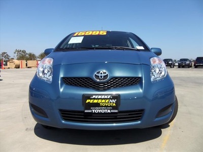 toyota yaris 2010 blue gasoline 4 cylinders front wheel drive 5 speed with overdrive 90241