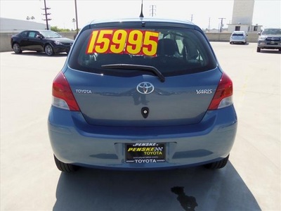 toyota yaris 2010 blue gasoline 4 cylinders front wheel drive 5 speed with overdrive 90241