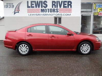 mitsubishi galant 2011 red sedan fe gasoline 4 cylinders front wheel drive 4 speed automatic 98674