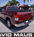 toyota tundra 2010 red limited gasoline 8 cylinders 2 wheel drive automatic 32771