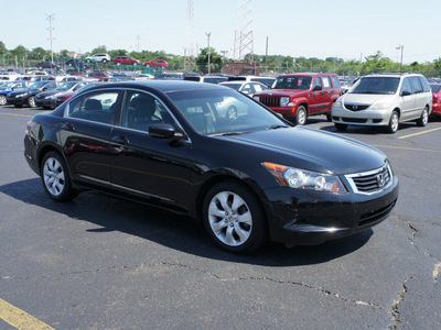 honda accord 2009 black sedan ex l gasoline 4 cylinders front wheel drive automatic 19153