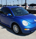 volkswagen new beetle 2004 blue coupe gasoline 4 cylinders front wheel drive 5 speed manual 76087