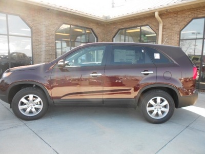 kia sorento 2013 dk  red suv lx gasoline 4 cylinders front wheel drive 6 speed automatic 43228