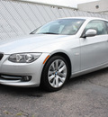 bmw 3 series 2012 silver coupe 328i gasoline 6 cylinders rear wheel drive 6 speed manual 27616