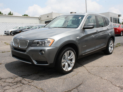 bmw x3 2013 dk  gray suv xdrive35i gasoline 6 cylinders all whee drive automatic 27616