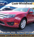 ford fusion 2010 dk  red sedan se flex fuel 6 cylinders front wheel drive automatic 32401