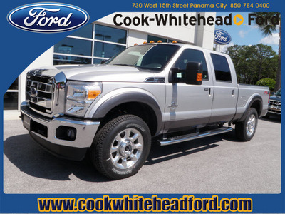 ford f 250 super duty 2012 silver lariat biodiesel 8 cylinders 4 wheel drive automatic with overdrive 32401