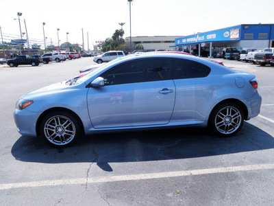 scion tc 2009 lt  blue coupe gasoline 4 cylinders front wheel drive 5 speed manual 32401