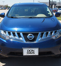 nissan murano 2009 dk  blue suv s gasoline 6 cylinders front wheel drive automatic with overdrive 76018