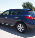 nissan murano 2009 dk  blue suv s gasoline 6 cylinders front wheel drive automatic with overdrive 76018