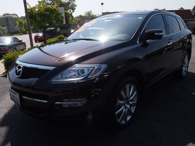mazda cx 9 2009 black cherry suv grand touring gasoline 6 cylinders front wheel drive automatic 92653