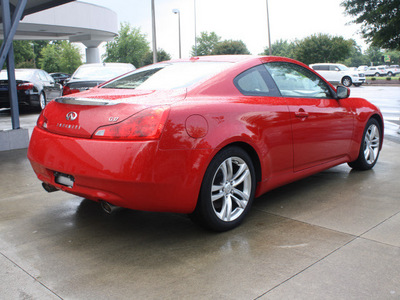 infiniti g37 coupe 2009 red coupe gasoline 6 cylinders rear wheel drive automatic 27616