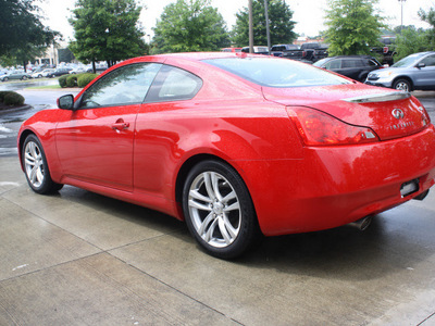 infiniti g37 coupe 2009 red coupe gasoline 6 cylinders rear wheel drive automatic 27616