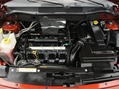 dodge caliber 2009 orange hatchback sxt gasoline 4 cylinders front wheel drive automatic 33021