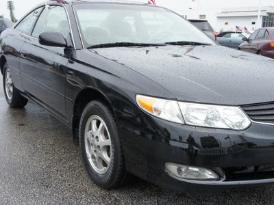 toyota camry solara 2002 black coupe se gasoline 4 cylinders front wheel drive automatic 33021