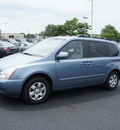 kia sedona 2007 lt blue van gasoline 6 cylinders front wheel drive automatic 19153