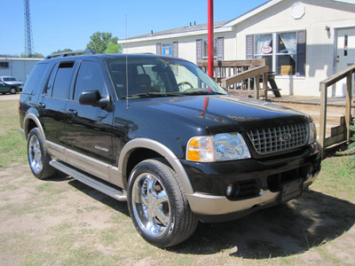 ford explorer 2004 black suv eddie bauer gasoline 8 cylinders rear wheel drive automatic 77379