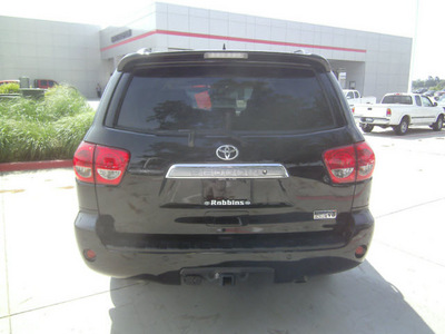 toyota sequoia 2012 black suv platinum gasoline 8 cylinders 2 wheel drive automatic 75503