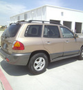 hyundai santa fe 2003 beige suv gls gasoline 6 cylinders dohc front wheel drive automatic 75503