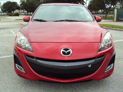 mazda mazda3 2010 red hatchback gasoline 4 cylinders front wheel drive automatic 32901