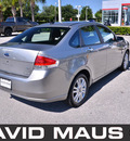 ford focus 2008 silver sedan se gasoline 4 cylinders front wheel drive automatic 32771