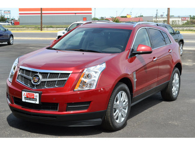 cadillac srx 2012 red luxury collection flex fuel 6 cylinders front wheel drive automatic 76903